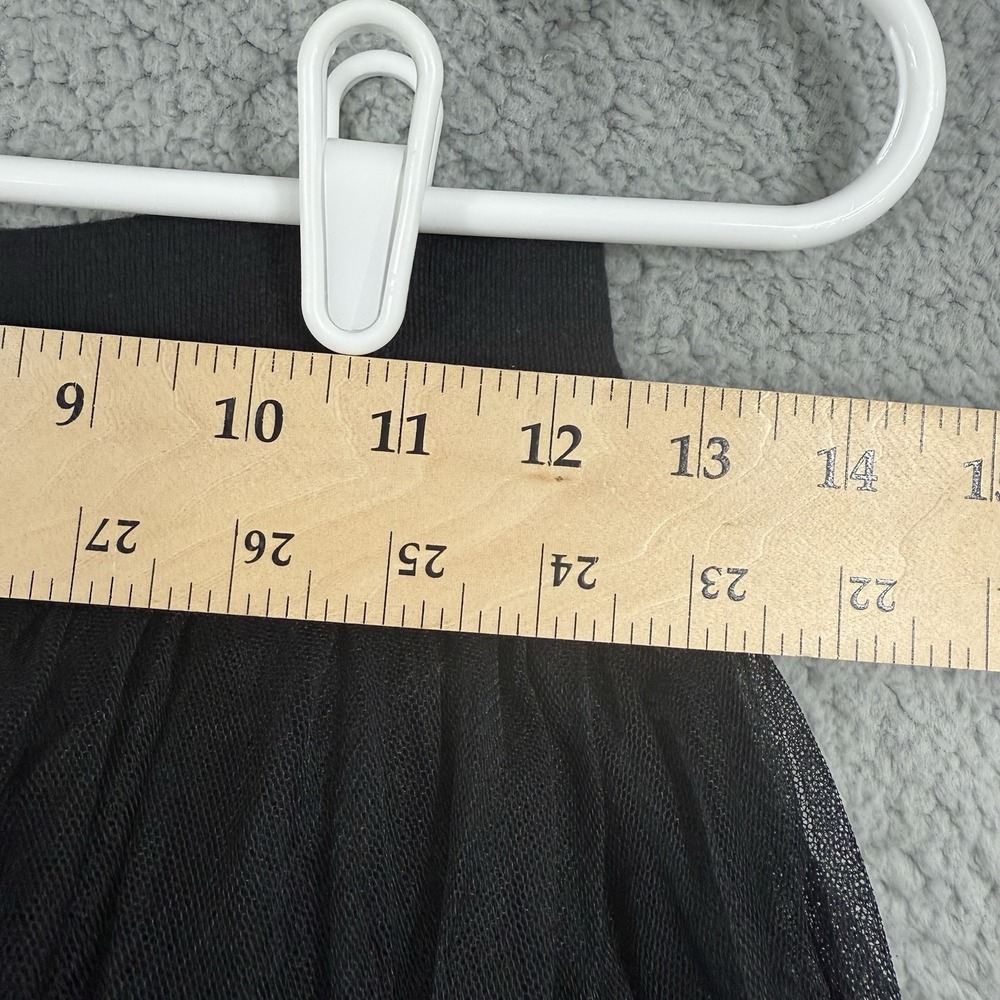 Bailey 44 Women's S Black Tulle Full Midi Skirt Ballet Whimsygoth Dark Romantic - Picture 12 of 15